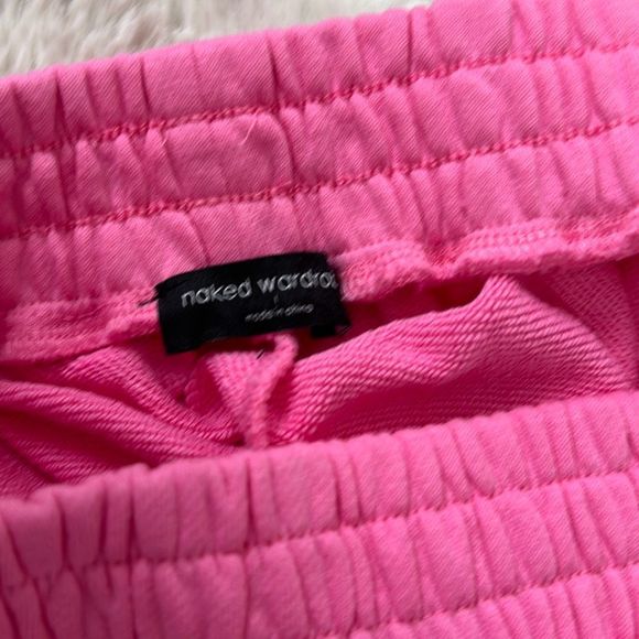 Naked Wardrobe NWOT Jogger Hot Pink Size L - Picture 9 of 9